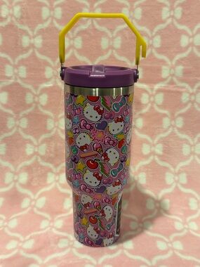 Hello Kitty Patterned Insulated Tumbler